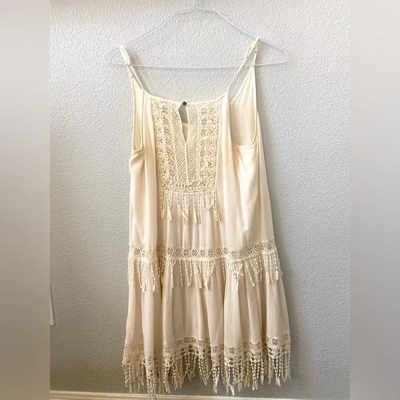 American Eagle small off white summer dress